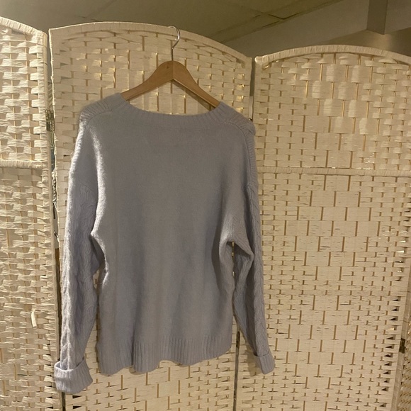 H&M Periwinkle Long Sleeve Wool Sweater M - Picture 5 of 6
